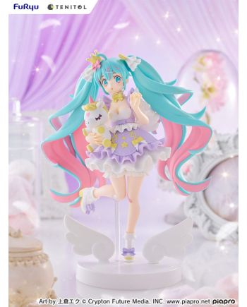 Statuette Hatsune Miku Yumekawa Lavender Tenitol 21cm face avant