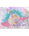 Statuette Hatsune Miku Yumekawa Lavender Tenitol 21cm détail du visage