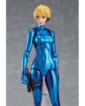 Figurine Figma Samus Aran Zero Suit METROID OTHER M vue de profil