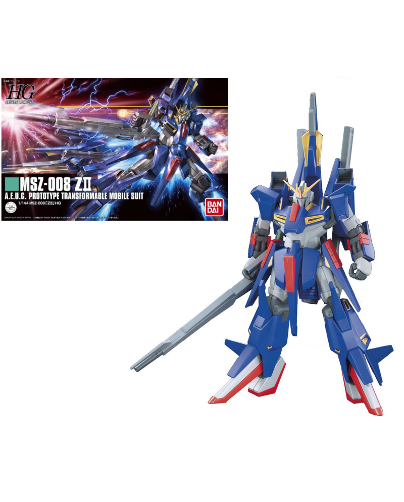GUNDAM - 1/144 HGUC Z II - Model Kit - vue principale