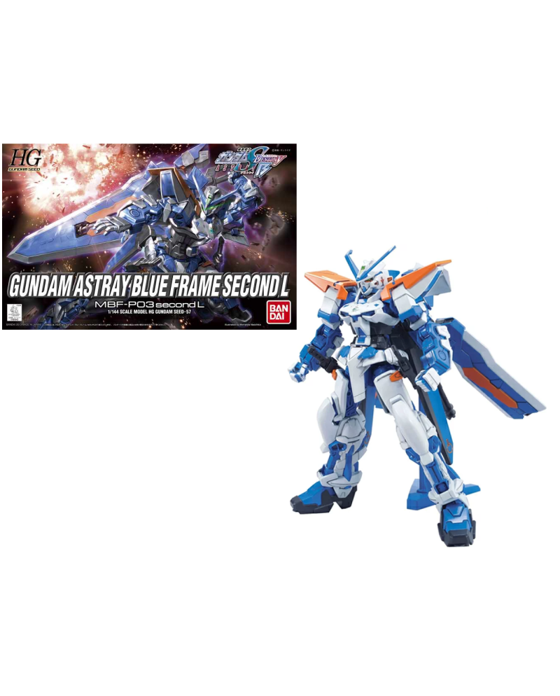 GUNDAM - HG Astray Blue Frame Second L 1/144 - Model Kit - vue principale