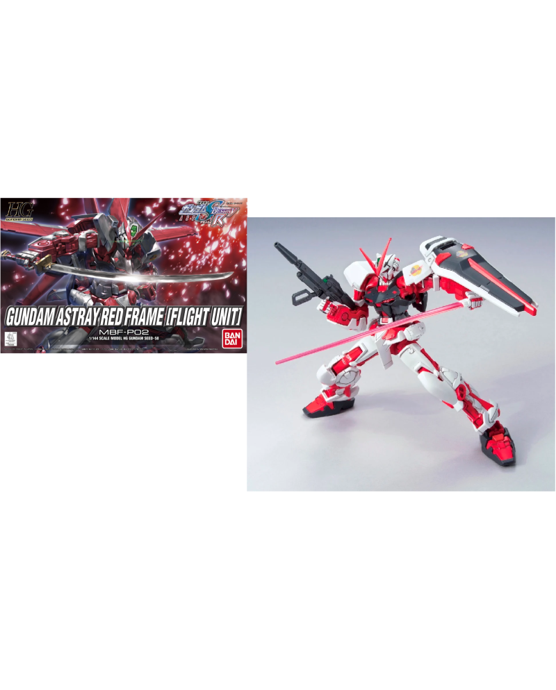 GUNDAM - HG Gundam Astray Red Frame 'Flight Unit' 1/144 - Model Kit - vue principale