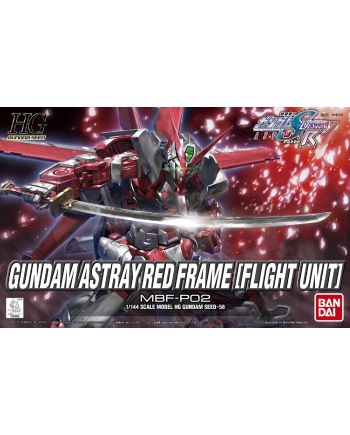 GUNDAM - HG Gundam Astray Red Frame 'Flight Unit' 1/144 - Model Kit - vue de profil