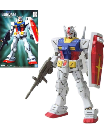 GUNDAM - 1/144 FG Gundam - Model Kit 13cm - vue principale