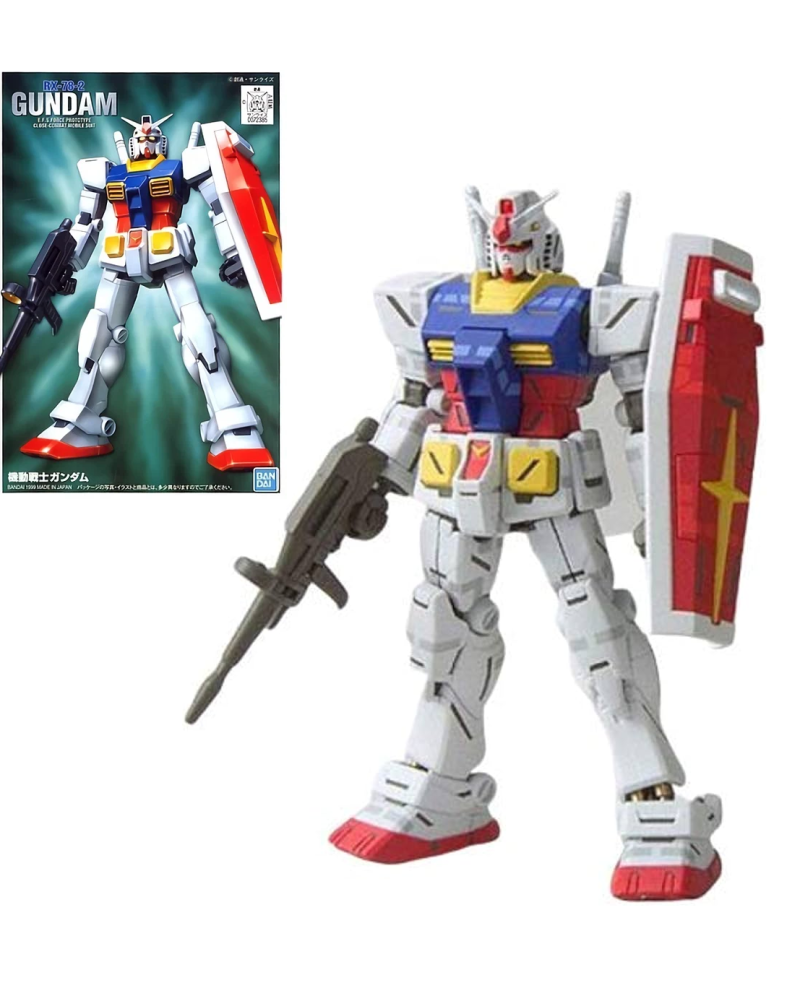 GUNDAM - 1/144 FG Gundam - Model Kit 13cm - vue principale