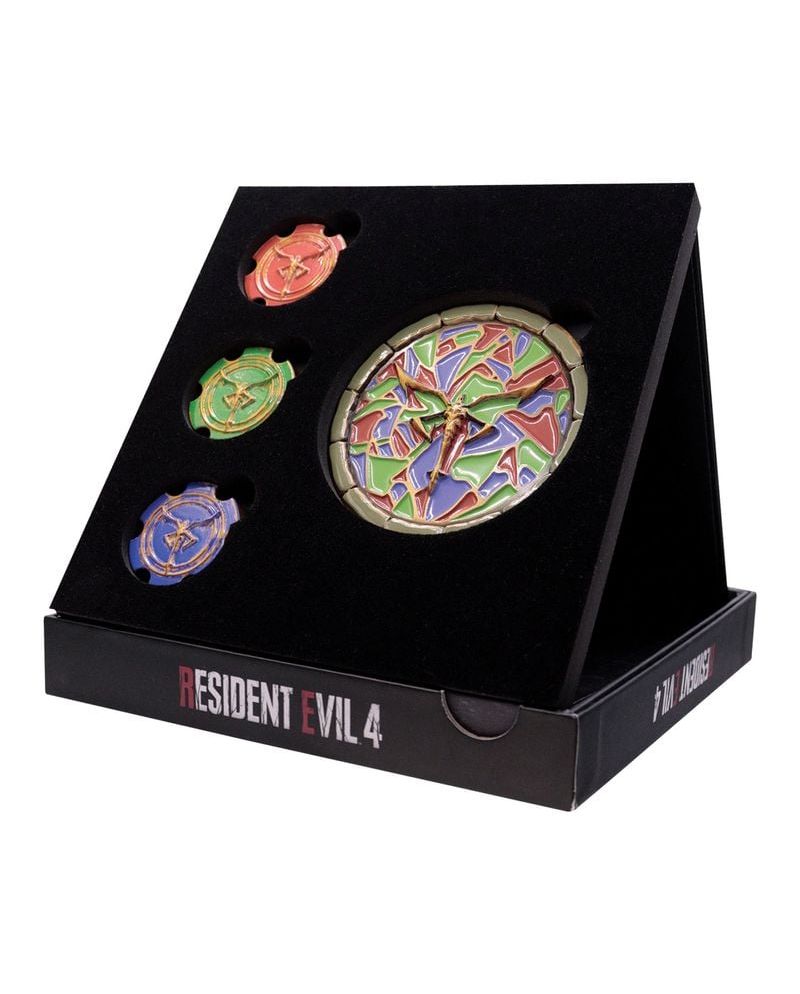 RESIDENT EVIL 4 - Church Puzzle - Set de Médaillons Edition Limitée - vue principale