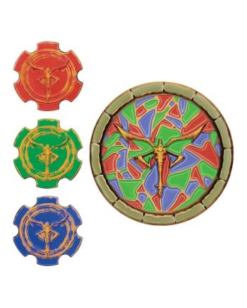RESIDENT EVIL 4 - Church Puzzle - Set de Médaillons Edition Limitée - vue de face