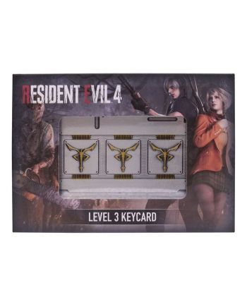 RESIDENT EVIL 4 - Level 3 Keycard - Replique Edition Limité - vue de profil