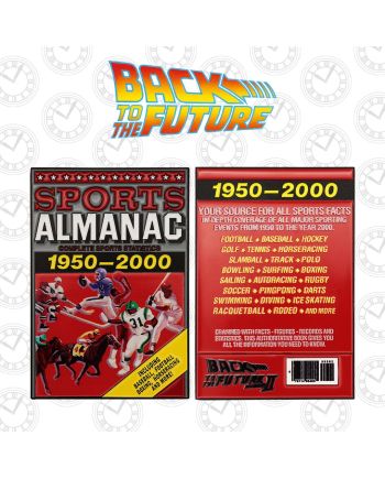 RETOUR VERS LE FUTUR - Almanac Sport - Lingot Edition Limitée - vue de profil