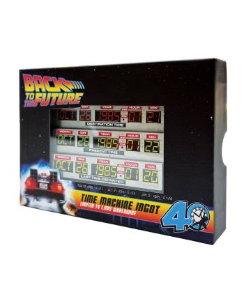 RETOUR VERS LE FUTUR - Time Circuits - Lingot Edition Limitée - vue de profil