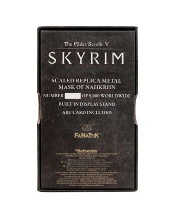 SKYRIM - Nahkriin Dragon Priest Mask - Replique Edition Limitée - vue du packaging