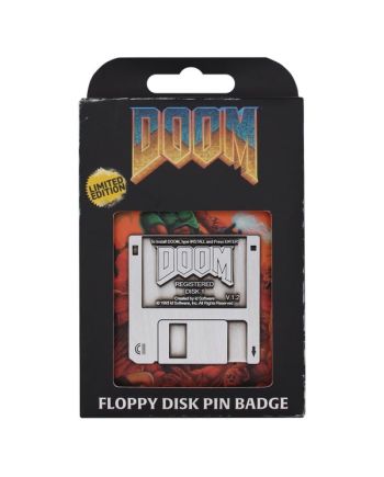DOOM - Floppy Disk - Pin's Edition Limitée - vue de dos