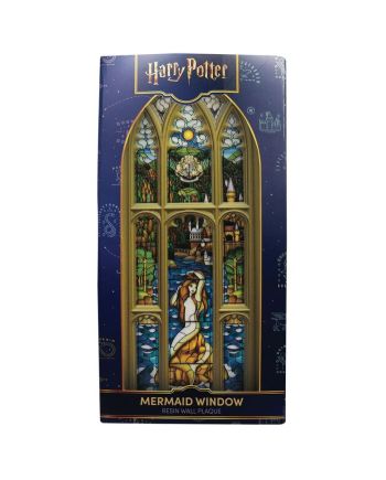 HARRY POTTER - Mermaid Stained Glass Window - Resin Plaque Limited Ed. - vue de detail