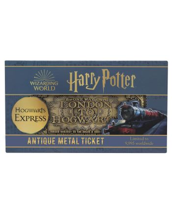 HARRY POTTER - Ticket Poudlard Express - Répique Edition Limité - vue de dos