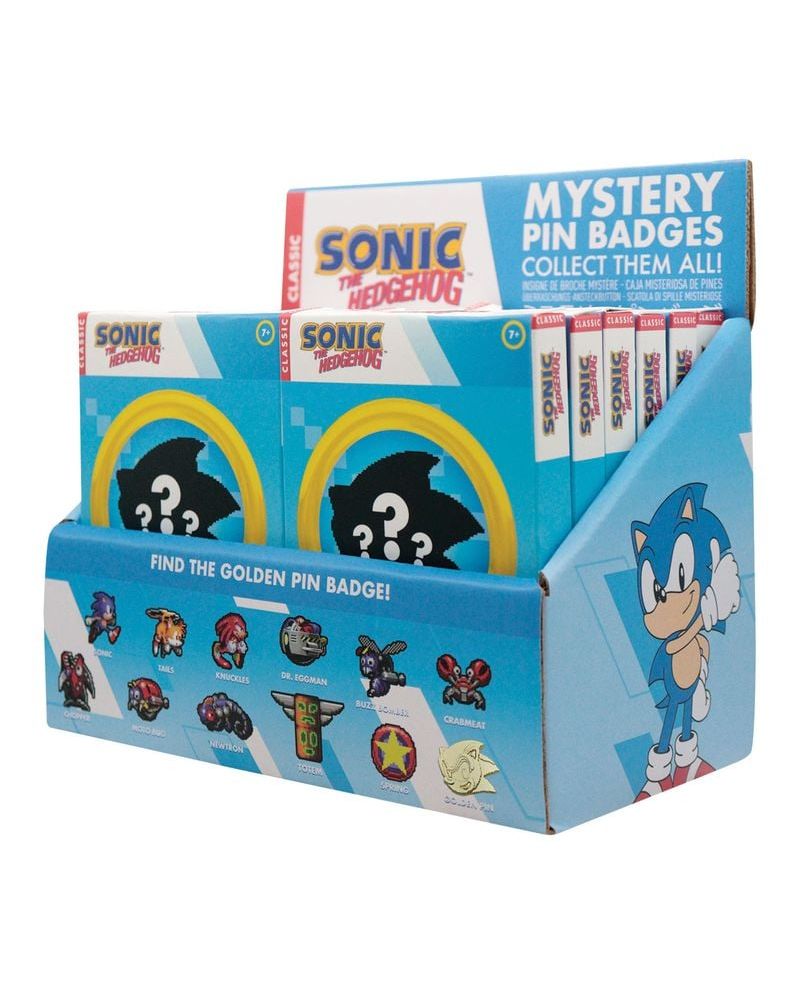 Mystery Box Sonic 12 Pin's Fanattik - visuel principal