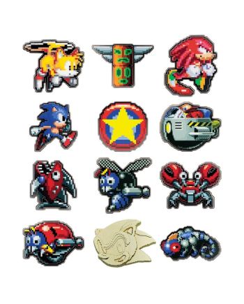 Mystery Box Sonic 12 Pin's Fanattik - packaging