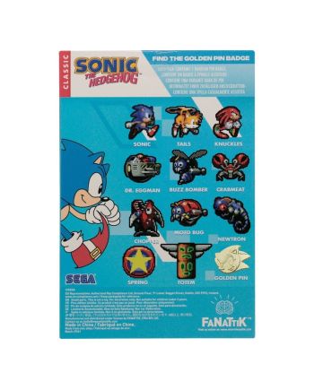 Mystery Box Sonic 12 Pin's Fanattik - présentation de la boîte