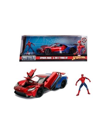 Figurine MARVEL Spider-Man 2017 Ford GT échelle 1:24 par Jada Toys