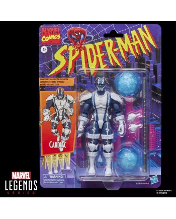 Figurine Cardiac Marvel Legends Series 15cm détails du packaging