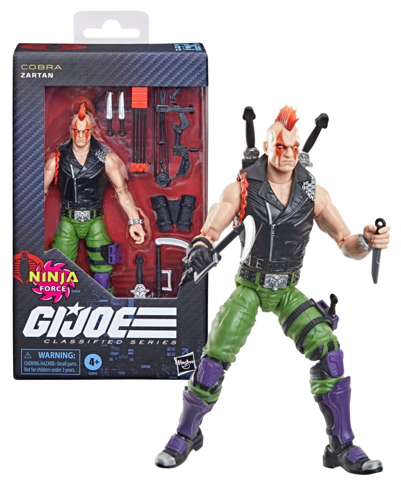 Figurine G.I. Joe Zartan Classified Series #192 de face