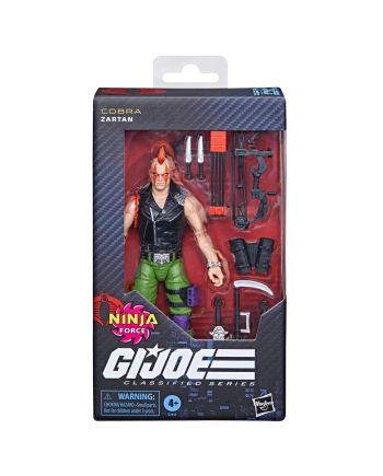 Figurine G.I. Joe Zartan Classified Series #192 packaging