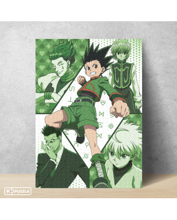 HUNTER X HUNTER - Poster + Puzzle 1000pcs - vue de face