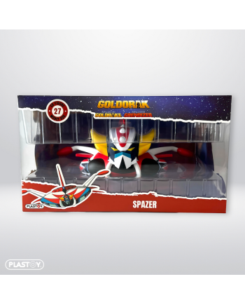 Tirelire Goldorak Chibi Spazer PVC vue de profil