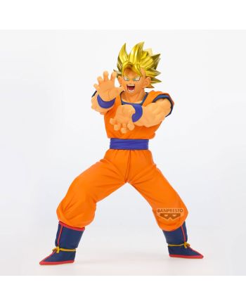 DRAGON BALL Z - Son Goku - Figurine Blood of Saiyans 19cm - vue de profil