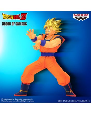DRAGON BALL Z - Son Goku - Figurine Blood of Saiyans 19cm - vue du packaging