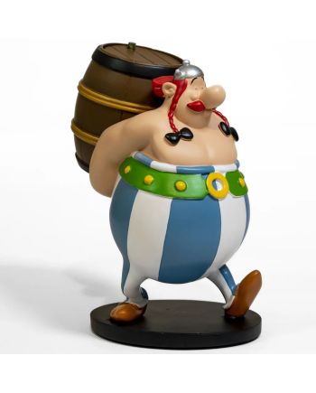 ASTERIX & OBLEIX - Obélix charge un tonneau - Statuette 25cm - vue principale