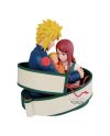 NARUTO 72 SERIES - Minato, Naruto & Kushina - Figurine 13cm - vue de dos