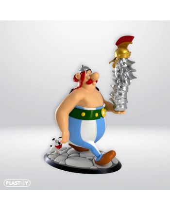 ASTERIX & OBELIX - Obélix pile de casques - figurine 22cm - vue principale