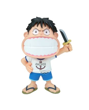 Figurine Monkey D. Luffy Big Sofvimates 15cm Banpresto - One Piece vue de face
