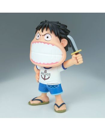 Figurine Monkey D. Luffy Big Sofvimates 15cm Banpresto - One Piece détail