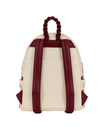 CREAM & RED - Floral - Mini Backpack LoungeFly