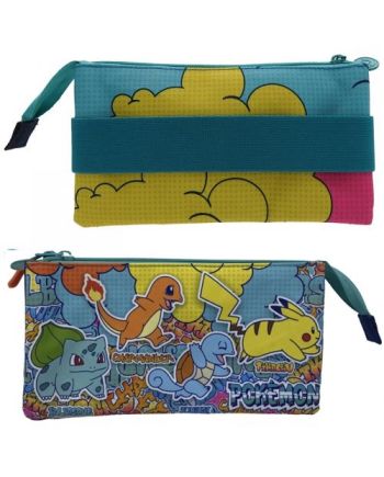 POKEMON - Urban Colors - Trousse Triple - vue principale