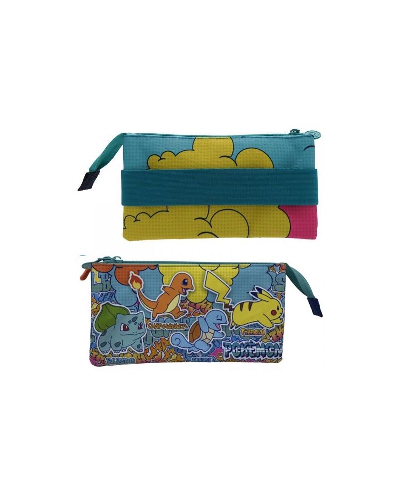 POKEMON - Urban Colors - Trousse Triple - vue principale