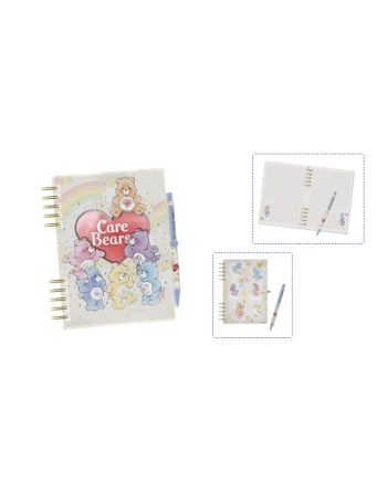 BISOUNOURS - Coeur - Pack Notebook + Stylo-Bille + Stickers - vue principale