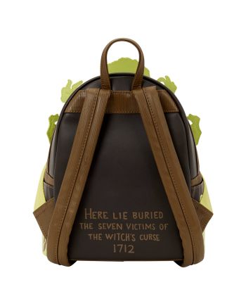 Mini sac à dos Loungefly L'Étrange Pouvoir de Norman motif Zombies - poches et fermetures