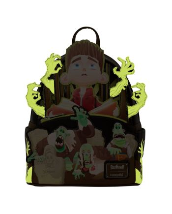 Mini sac à dos Loungefly L'Étrange Pouvoir de Norman motif Zombies - vue latérale