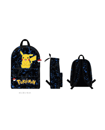 POKEMON - Pikachu - 1 Compartment BackPack '42x30x18cm'