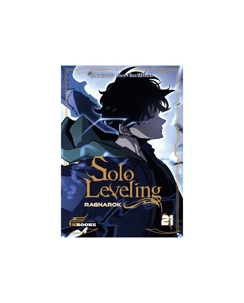 Solo Leveling Ragnarok Tome 21 - couverture du webtoon en couleurs Delcourt