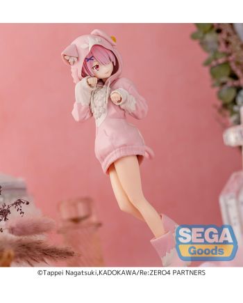 RE ZERO - Ram Mofumofu Pack - Figurine XStellar 21.5cm - vue de face
