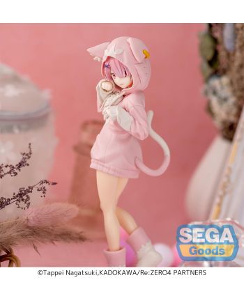 RE ZERO - Ram Mofumofu Pack - Figurine XStellar 21.5cm - vue de profil