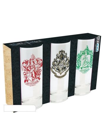 HARRY POTTER - Set de 3 Verres - vue de face
