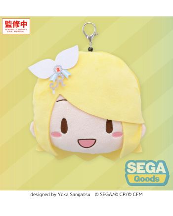 HATSUNE MIKU - Kagamine Rin - Peluche Porte-Clés 16x6x14 cm - vue de face
