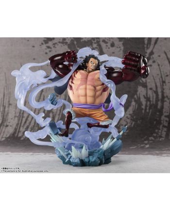 Statuette One Piece FiguartsZero Luffy vue latérale