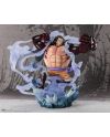 Statuette One Piece FiguartsZero Luffy vue latérale
