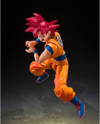 Figurine Son Goku Super Saiyan God Super Saiyan Bandai Tamashii Nations