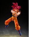Détail de l'aura dorée de la figurine SSG Son Goku God Aura